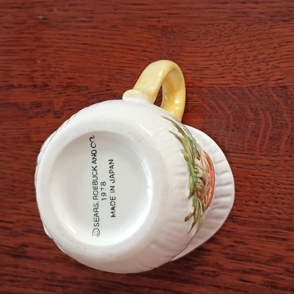 Sears Roebuck & Company Merry Mushroom Ceramic Creamer b600 - Picture 6 of 6